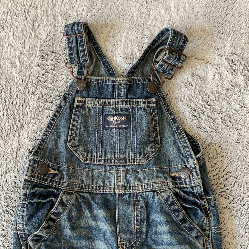 Osh Kosh B’Gosh Denim Overalls 9M